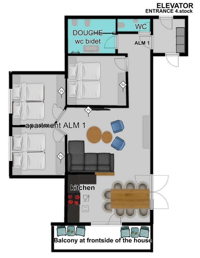 Alm Appartements Zellamsee Целль-ам-Зе Экстерьер фото