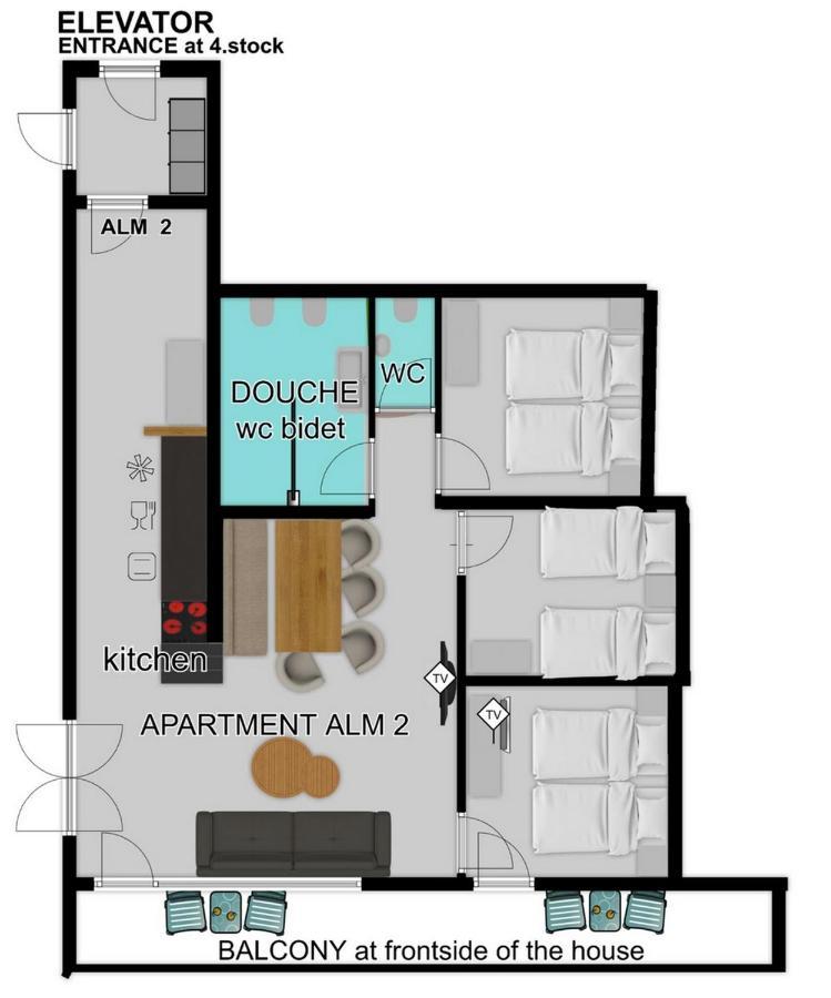 Alm Appartements Zellamsee Целль-ам-Зе Экстерьер фото
